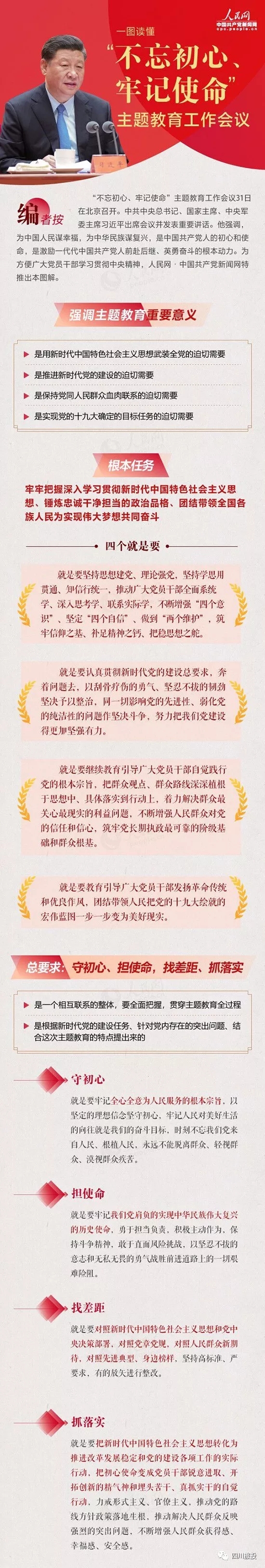 不忘初心、牢记使命| 一图读懂“不忘初心、牢记使命”主题教育工作会议